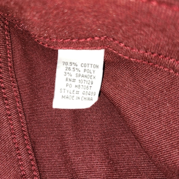 VILLAGE JEANS CRISS-CROSS TIE-UP FRONT JEANS - Picture 7 of 10